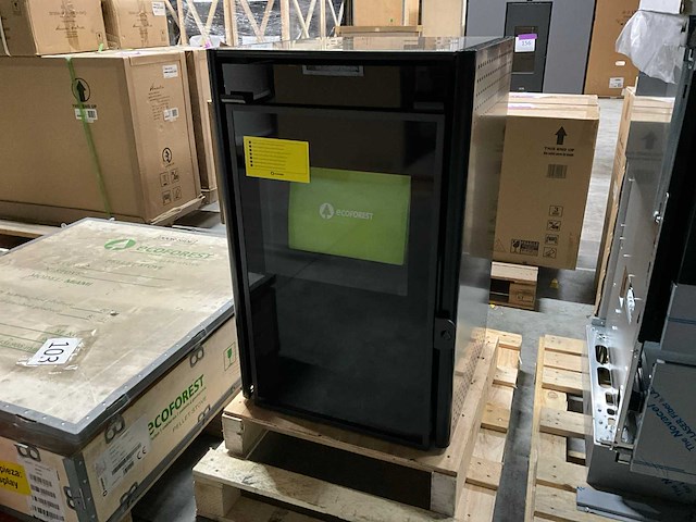 Ecoforest creta - zwart - pelletkachel - afbeelding 2 van  7