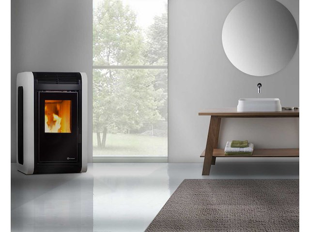 Ecoforest kiev - wit - pelletkachel - afbeelding 2 van  2