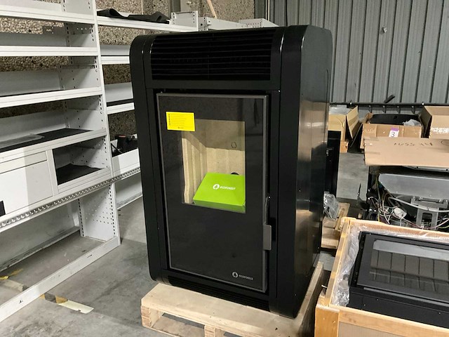 Ecoforest kiev - zwart - pelletkachel - afbeelding 3 van  8