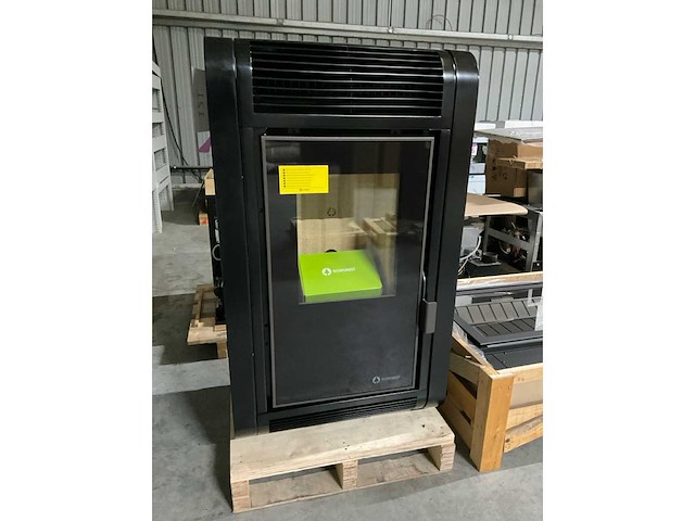 Ecoforest kiev - zwart - pelletkachel - afbeelding 2 van  8