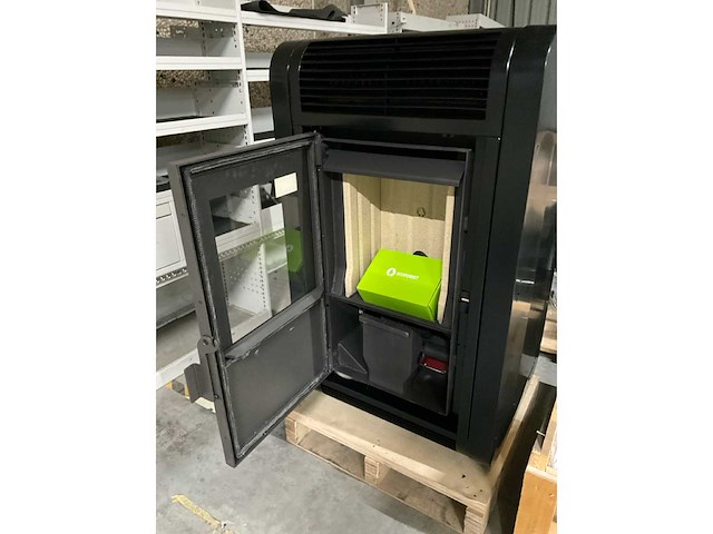 Ecoforest kiev - zwart - pelletkachel - afbeelding 4 van  8