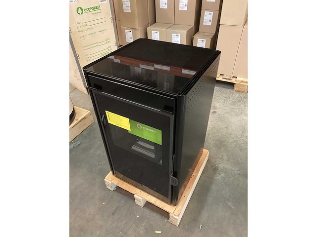 Ecoforest moon ii - zwart - pelletkachel - afbeelding 5 van  6