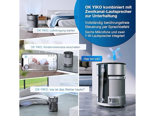 Ecovacs airbot z1 mobiele luchtzuiveraar - afbeelding 4 van  4