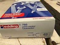 Edding + lyra. paint marker+speksteenkrijt. (3x) - afbeelding 3 van  3