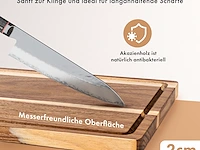 Edelhaus snijplank hout 3-delige set (40x30 / 33x24 / 26x18cm) - afbeelding 4 van  4