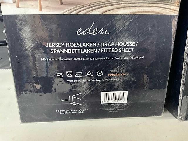 Eden jersey hoeslaken (22x) - afbeelding 5 van  5