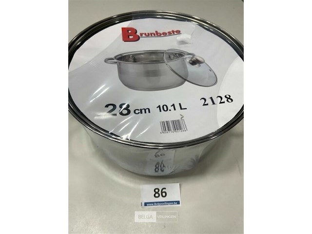 Edenberg kookpot ook voor inductie 28 cm 10,1 l - afbeelding 1 van  3