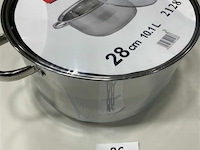 Edenberg kookpot ook voor inductie 28 cm 10,1 l - afbeelding 3 van  3