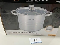 Edenberg kookpot ook voor inductie 30cm 15,5 liter - afbeelding 1 van  3