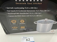 Edenberg kookpot ook voor inductie 30cm 15,5 liter - afbeelding 3 van  3
