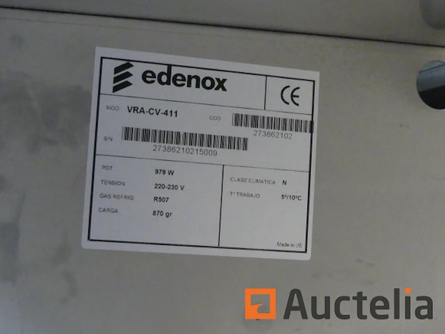 Edenox vra-cv-411 gekoelde vitrines - afbeelding 6 van  9