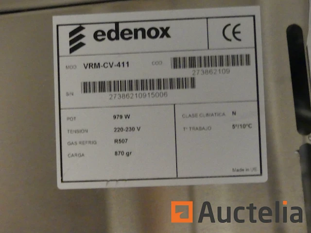 Edenox vra-cv-411 gekoelde vitrines - afbeelding 4 van  8