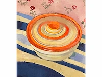 Edmond delescluze - stilleven met appels - olie op doek - afbeelding 5 van  9