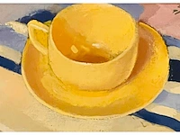 Edmond delescluze - stilleven met appels - olie op doek - afbeelding 6 van  9