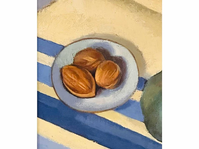 Edmond delescluze - stilleven met appels - olie op doek - afbeelding 7 van  9