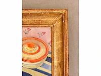 Edmond delescluze - stilleven met appels - olie op doek - afbeelding 9 van  9