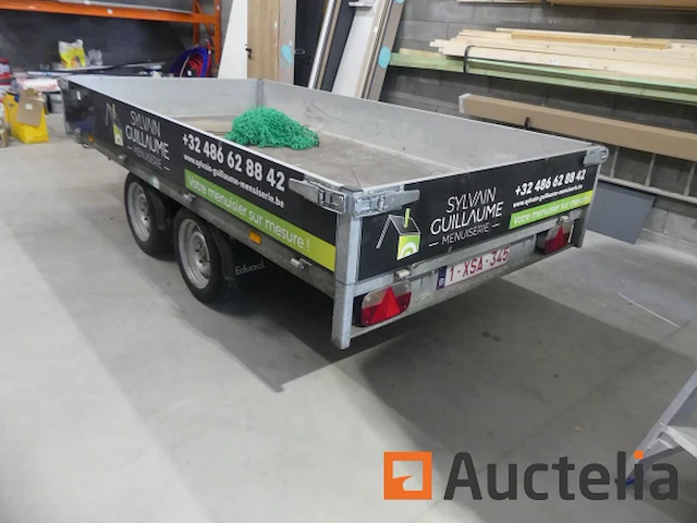 Eduards ongeremde dubbelassige aanhangwagen - afbeelding 14 van  19