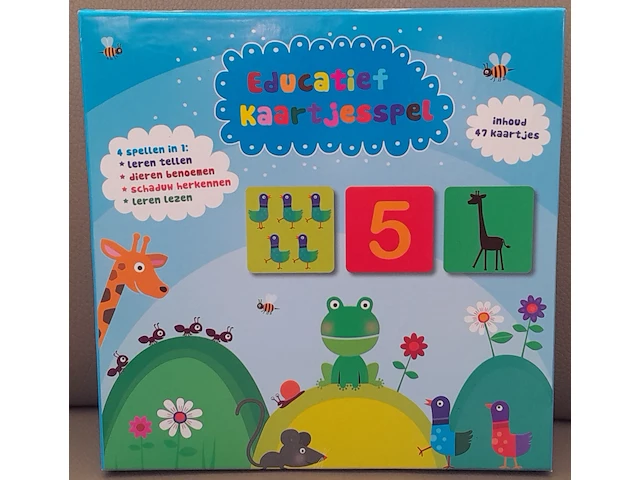 Educatief kaartjes spel - afbeelding 1 van  5