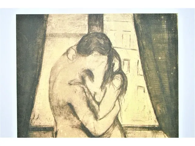 Edvard munch - de kus - afbeelding 1 van  11