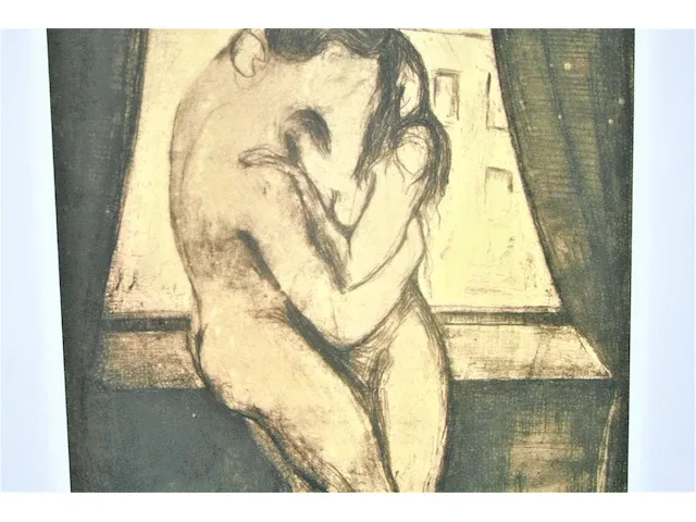 Edvard munch - de kus - afbeelding 4 van  11