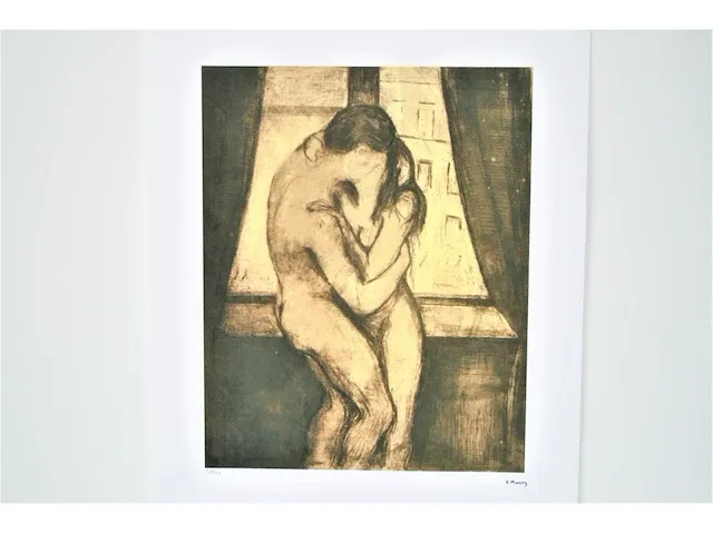 Edvard munch - de kus - afbeelding 6 van  11