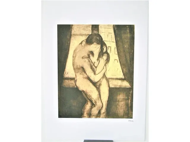 Edvard munch - de kus - afbeelding 7 van  11
