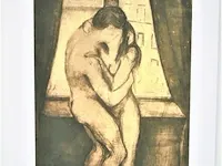 Edvard munch - de kus - afbeelding 7 van  11
