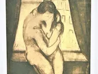 Edvard munch - de kus - afbeelding 8 van  11