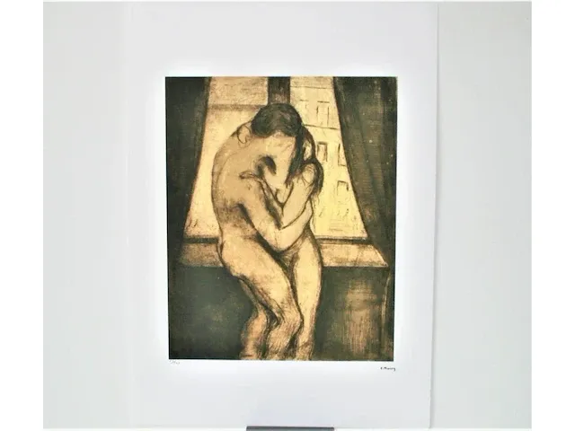 Edvard munch - de kus - afbeelding 10 van  11