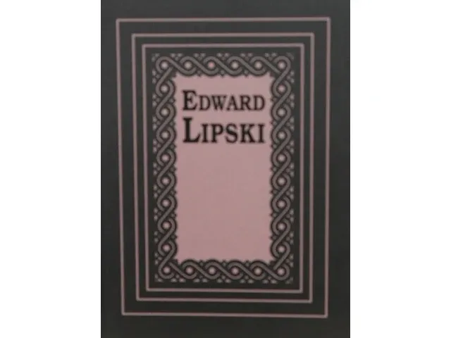 Edward lipski - nieuw - afbeelding 2 van  8