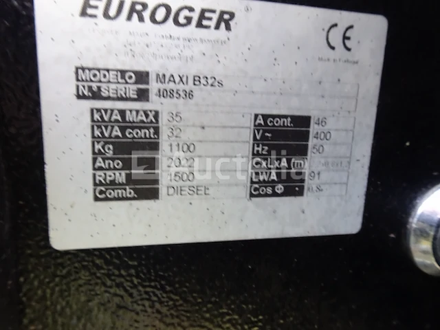 Een 32 kva generatoreenheid - euroger maxi b32s (2022) - afbeelding 15 van  17