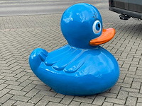 Eend blauw / duck blue h110cm - afbeelding 2 van  2