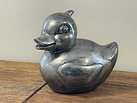 Eend old silver h23cm - afbeelding 1 van  2