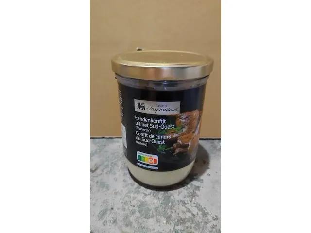 Eendenkonfijt, 1 bokaal,730gr - afbeelding 1 van  9
