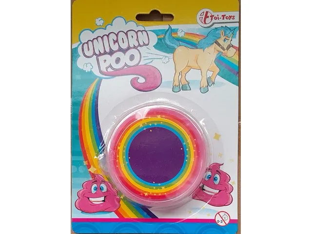 Eenhoorn putty - unicorn putty - 11 stuks - afbeelding 1 van  5