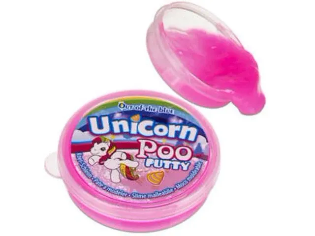 Eenhoorn putty - unicorn putty - 11 stuks - afbeelding 3 van  5
