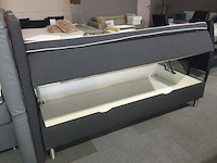 Eenpersoons boxspring met opbergruimte 90x200. - afbeelding 1 van  1