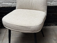 Eetkamerstoel beige met pocketveren - afbeelding 1 van  1
