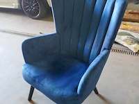 Eetkamerstoelen + fauteuil - afbeelding 2 van  3