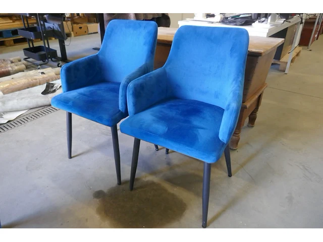 Eetkamerstoelen + fauteuil - afbeelding 3 van  3