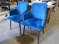 Eetkamerstoelen + fauteuil - afbeelding 3 van  3