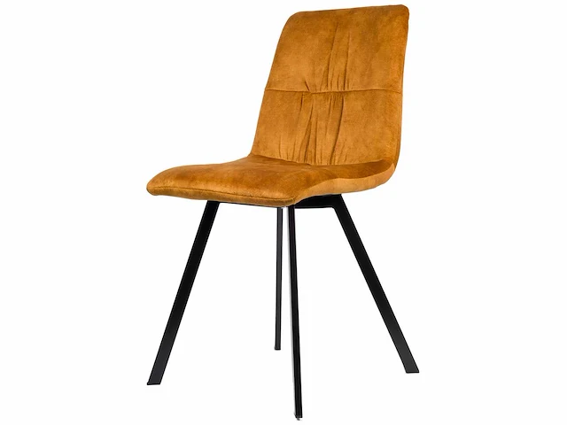 Eetkamerstoelen geel (8x) - afbeelding 1 van  5