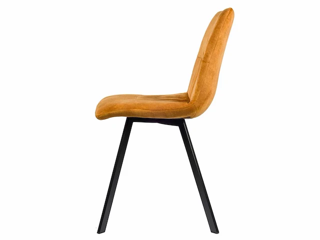 Eetkamerstoelen geel (8x) - afbeelding 4 van  5