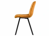 Eetkamerstoelen geel (8x) - afbeelding 4 van  5