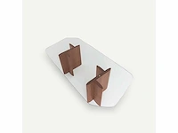 Eettafel - glas/walnoot - 8 personen - afbeelding 9 van  11