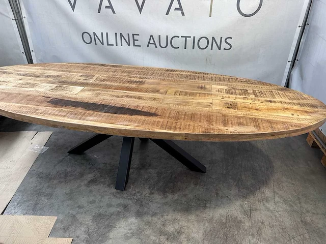 Eettafel - ovaal 3 meter - afbeelding 1 van  4