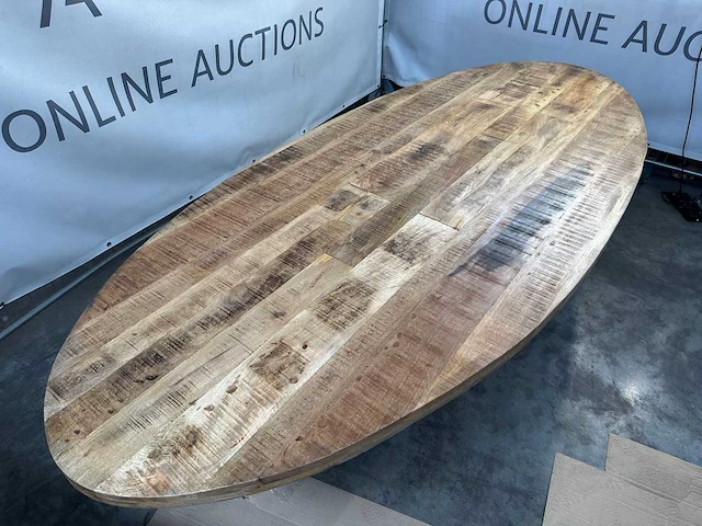Eettafel - ovaal 3 meter - afbeelding 3 van  4