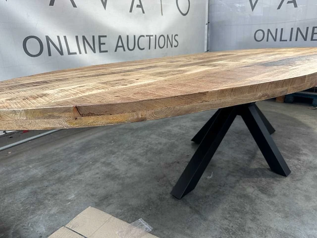 Eettafel - ovaal 3 meter - afbeelding 4 van  4