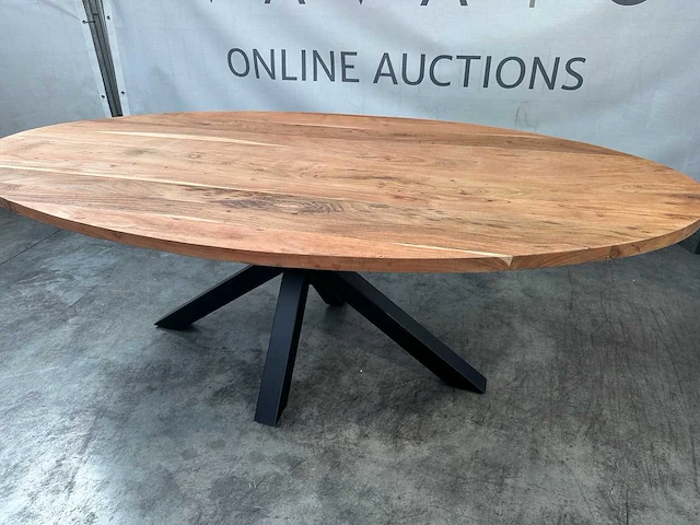 Eettafel - ovaal - afbeelding 1 van  4