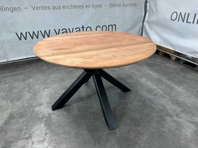 Eettafel - rond - afbeelding 1 van  4